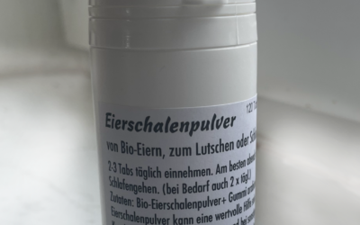 Eierschalen und Austernschalen